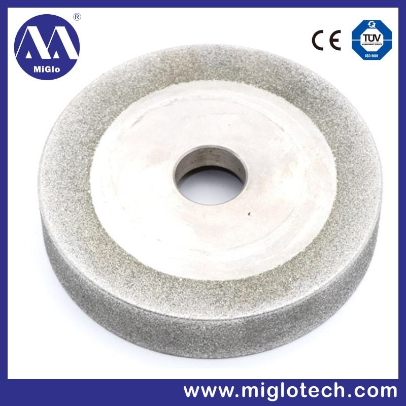 Customized Concave Edge Electroplated Bonded Diamond Grinding Wheel (GW-100082)
