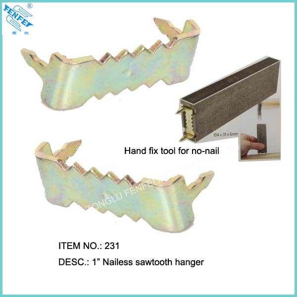 Nailess Sawtooth Picture Frame Hardware