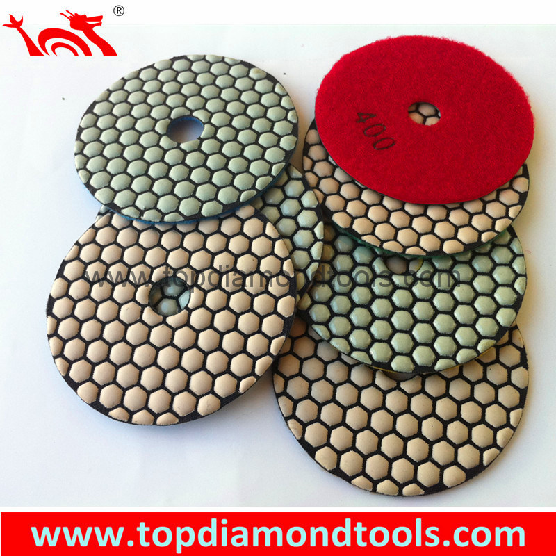 Dry Angle Grinder Polishing Pads Diamond Tools