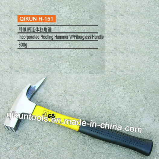 H-151 Construction Hardware Hand Tools Fiberglass Handle Incorporated Roofing Hammer