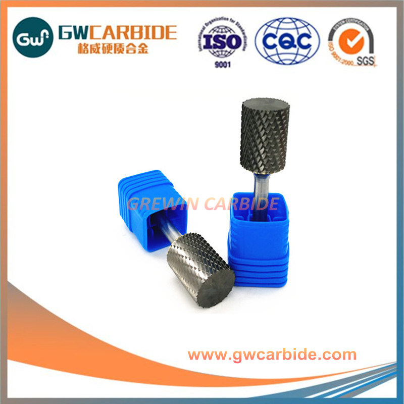 Cylindrical Shape Carbide Rotary Burrs Diamond Cut Appliactions