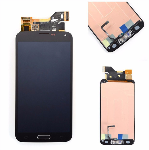 Original LCD Touch Screen Replacement for Samsung Galaxy S5 G900 I9600 with Home Flex