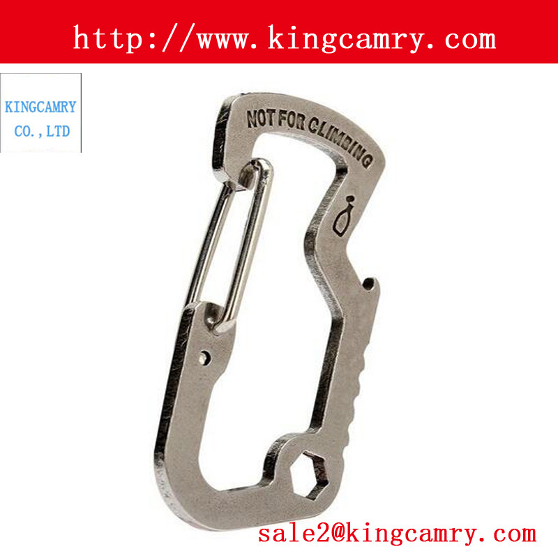 Chain Rigging Hardware Stainless Steel Climbing Hook Carabiner Spring Snap Hook