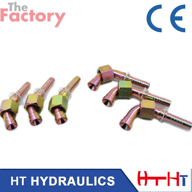 CNC Machinery Hydraulic Forged Hose Fitting with Ce and ISO Certification (20741)