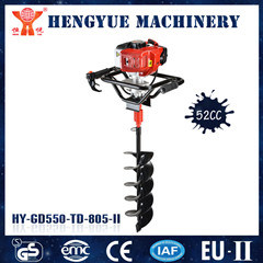 Ce Approved Ground Auger Drill with High Quality Power Engine