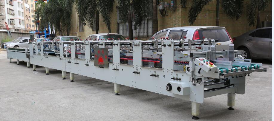 China Made High Speed Automatic APET PVC PP Box Gluer