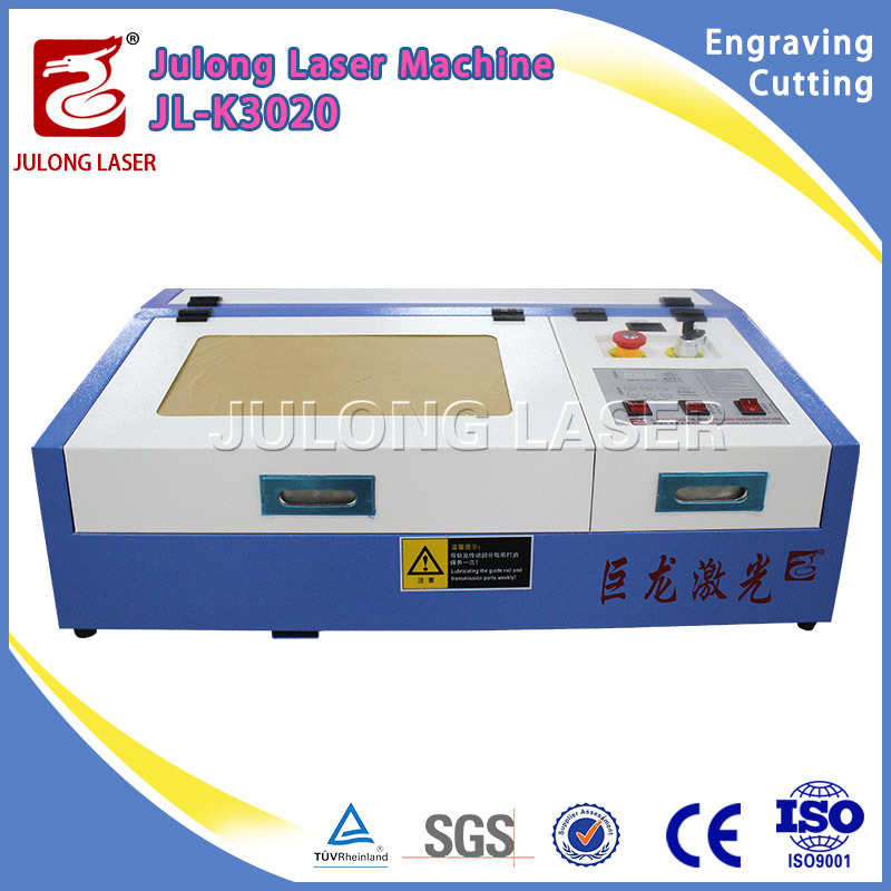 CO2 Laser Engraving Cutting Machine 300*200mm and Mini Laser Cutter