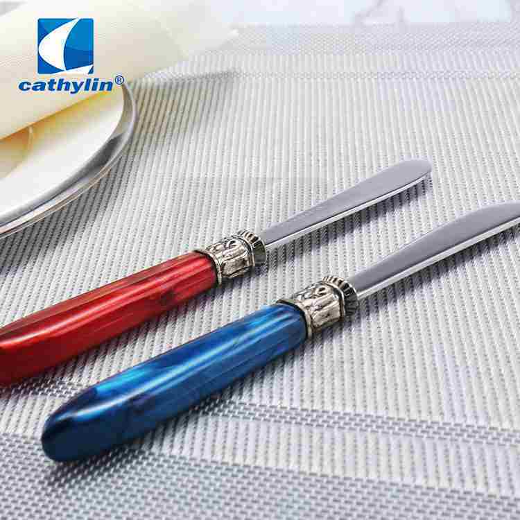 High Quality Acrylic Handle Butter Knife