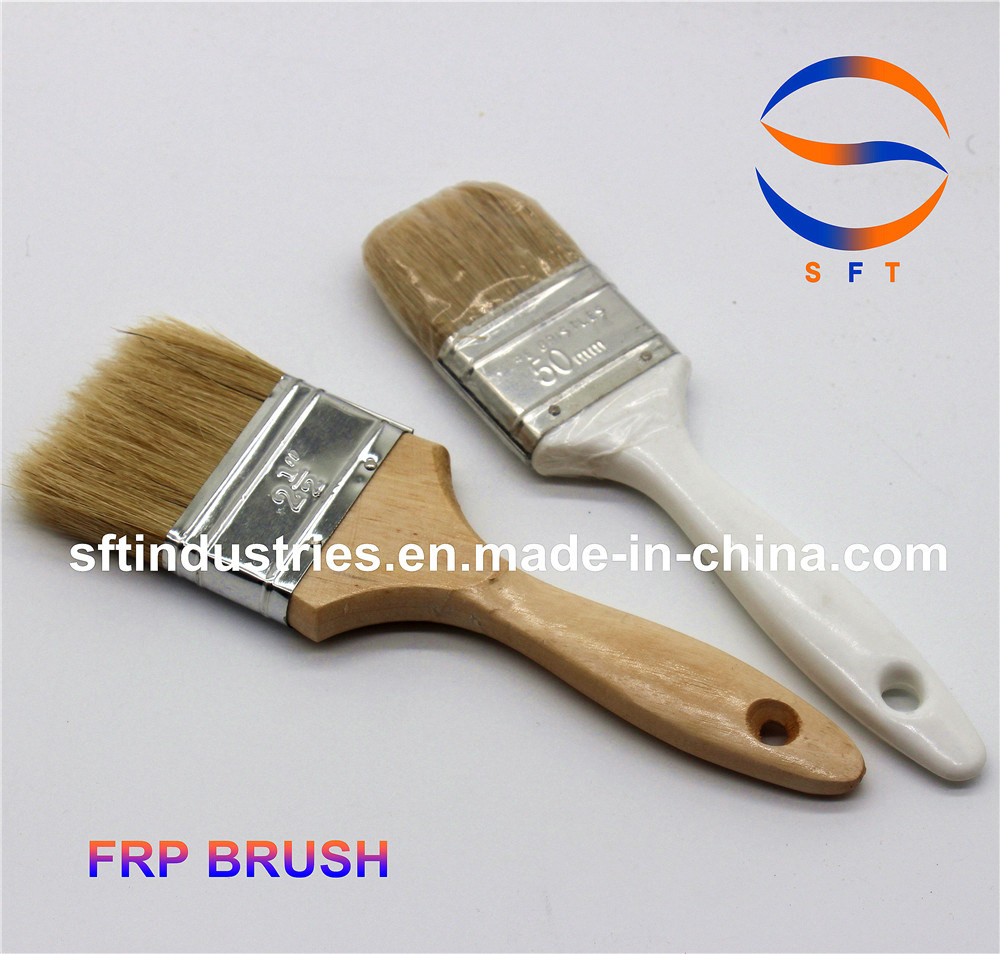 Wooden Handle Pure Bristles FRP Brushes