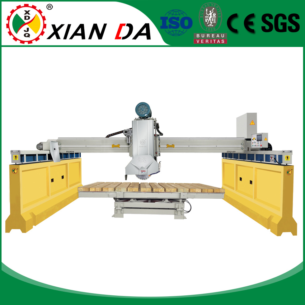 Zdqj-450 / 600 / 700 Rotary Tilt Table Stone Cutting Machine Bridge Saw