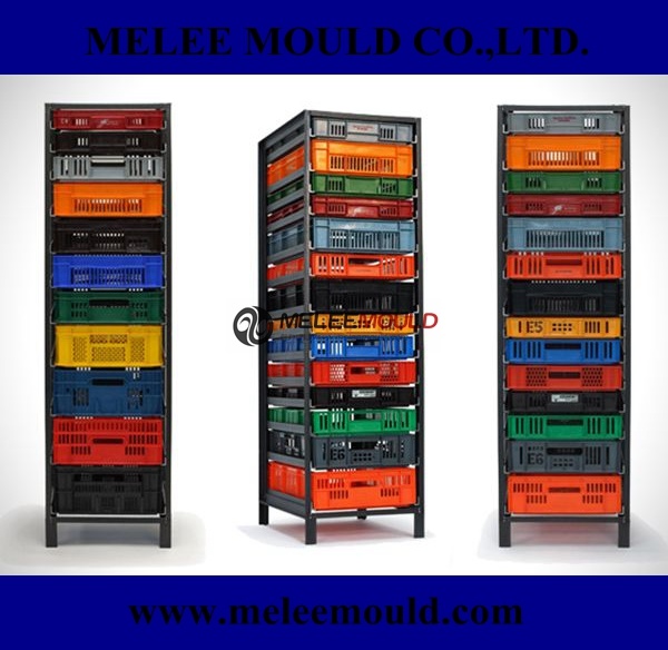 Recylced Plastic Crates Turned Home Storage Solution Mould