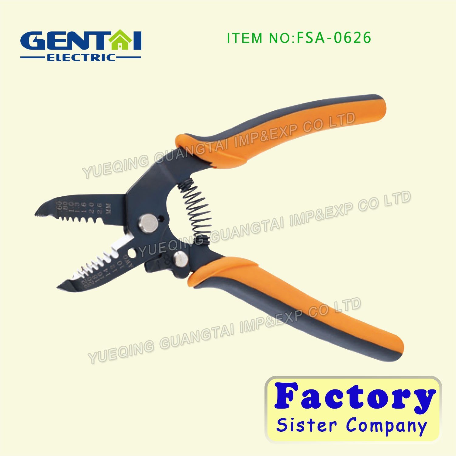 Fsa-0625 Fiber Optic Cable Stripping Pliers (European style)