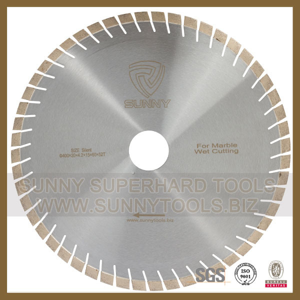 Silver Brazed Diamond Saw Blade for Cutting Marble