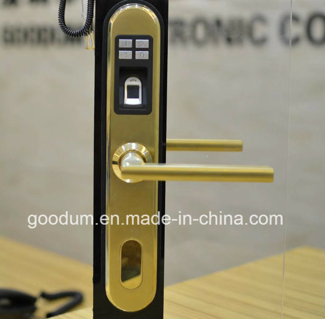 Goodum European Type Aluminium Door Fingerprint Door Lock