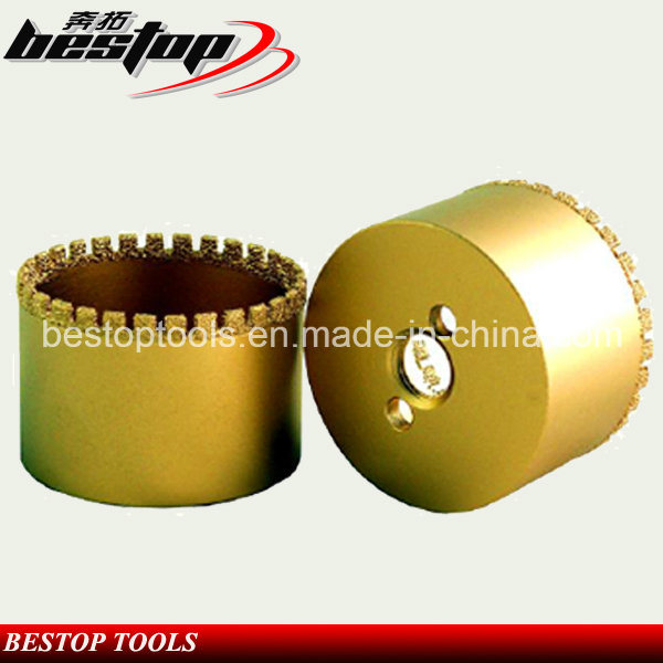 Crown Teeth Vacuum Brazed Drill Bits for Ductile Cast Iron