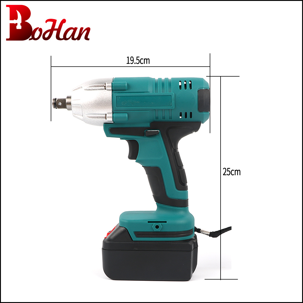 280nm Power Tools 18V Li-ion Battery Cordless Adjustable Electric Torque Impact Wrench