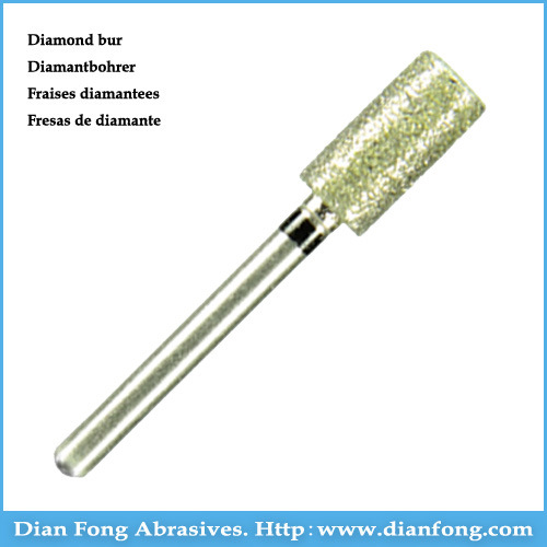 112-050s HP Cylindrical Shape Diamond Bur Bone Carving Tools