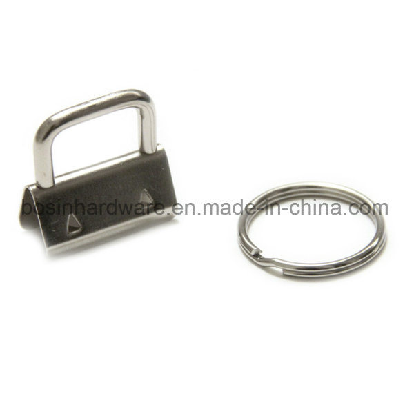Metal 25mm Key Fob Ribbon Hardware