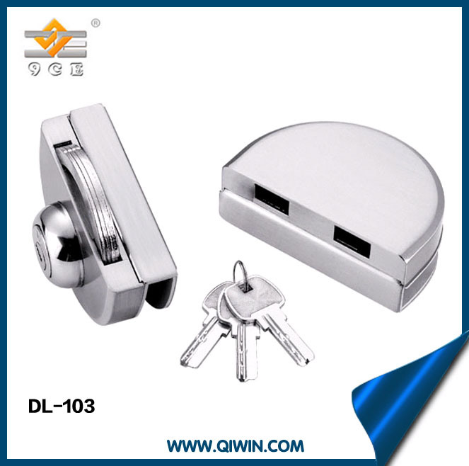 304 Stainless Steel Office Glass Door Lock (DL-103)