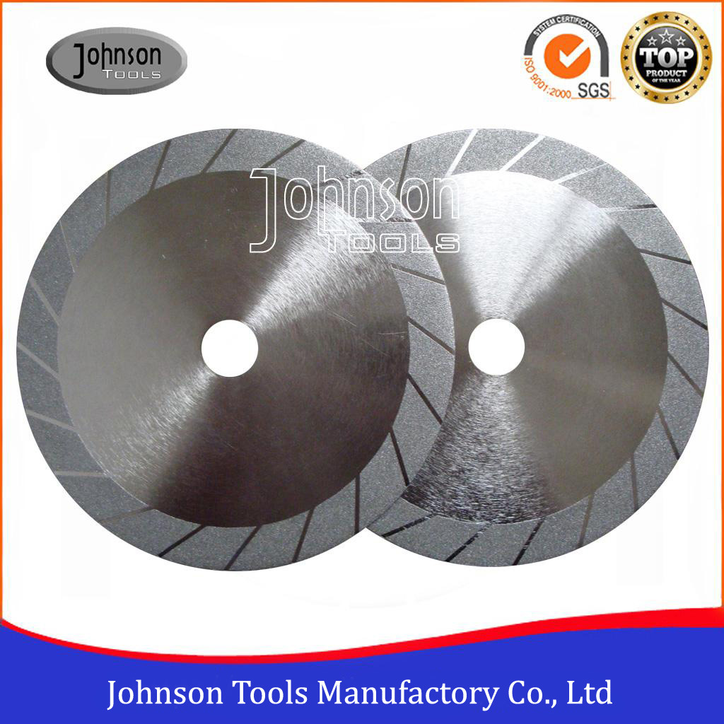 105-300mm Turbo Wide Electroplated Diamond Saw Blades for Marble and Granite Cutting