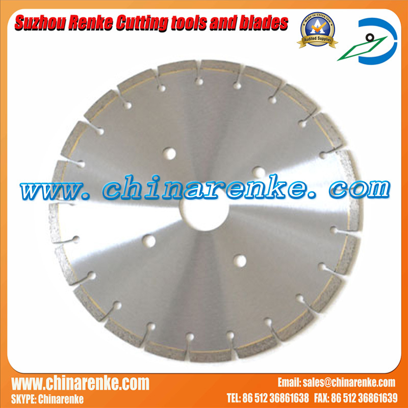 Laser Diamond Saw Blades for Cutting Concrete with Metal Bar