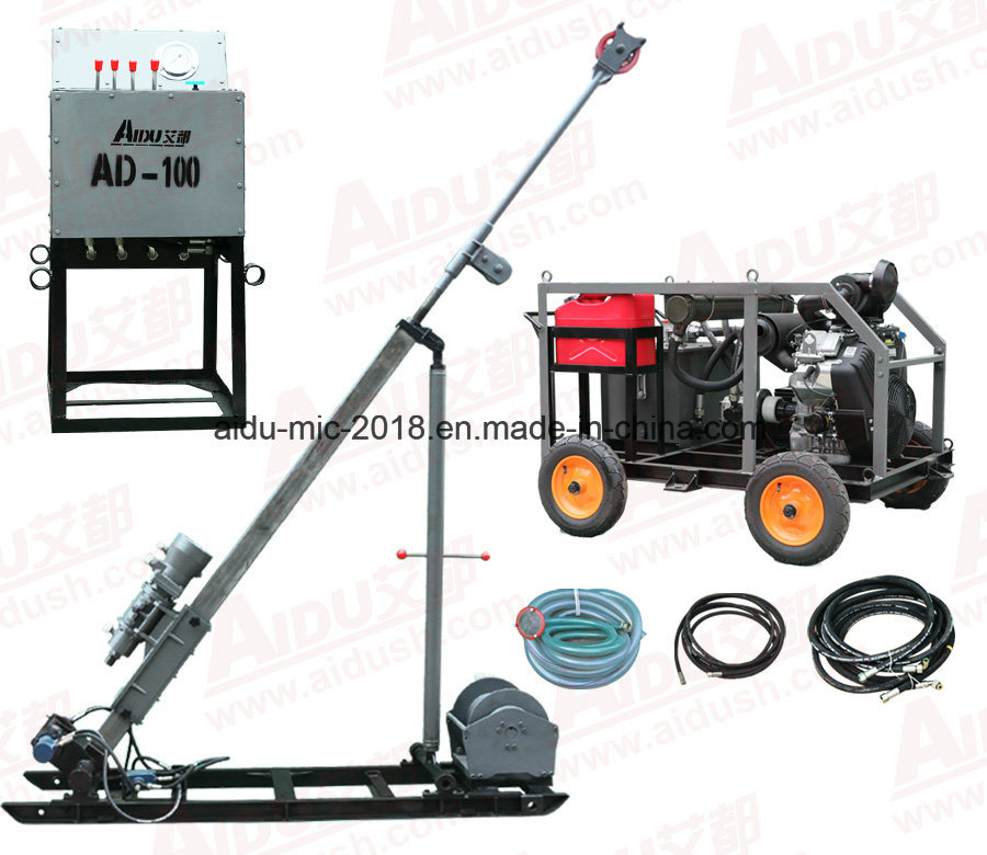 Ad-100 0-150m Depth Full Hydraulic Core Sampling Drilling Rig Drilling Machine