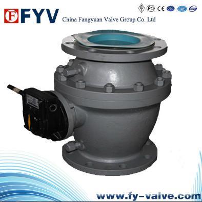 Two-Piece Fixed Ball Valve with Gear Actutor
