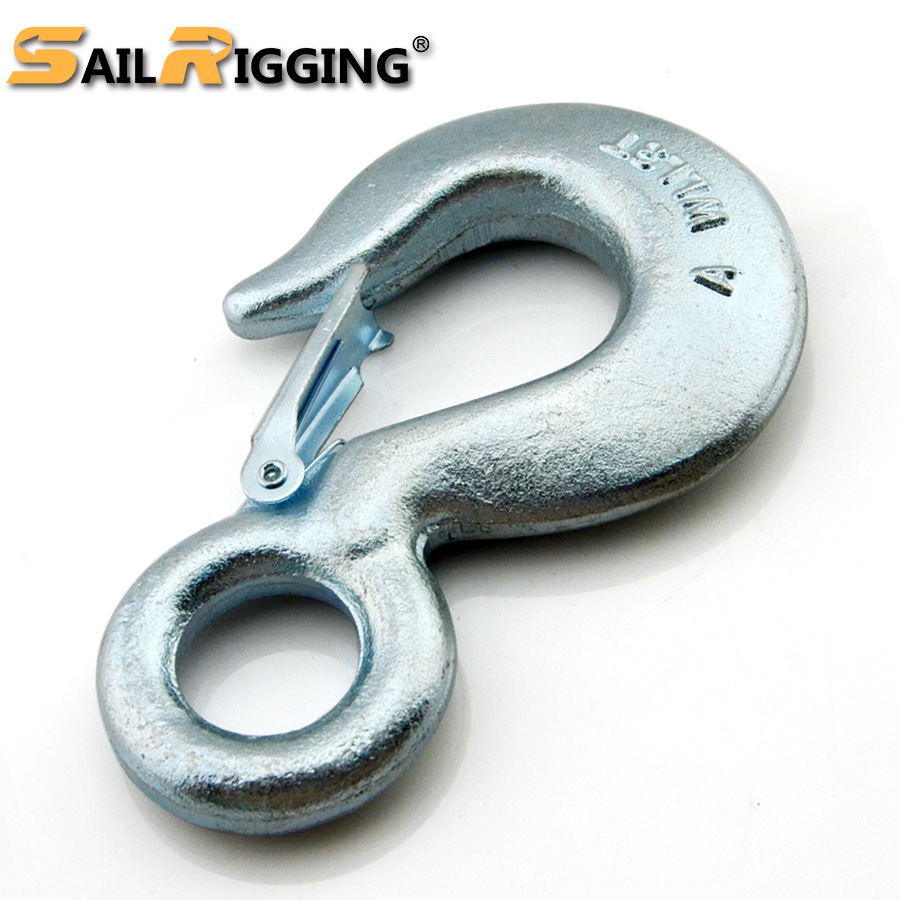Rigging Zinc Plated Alloy Steel Metal S320 Forged Eye Hook