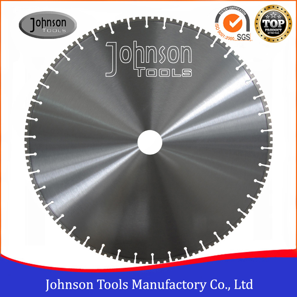 600mm Laser Diamond Saw Blade for Stone and Asphalt with Double U