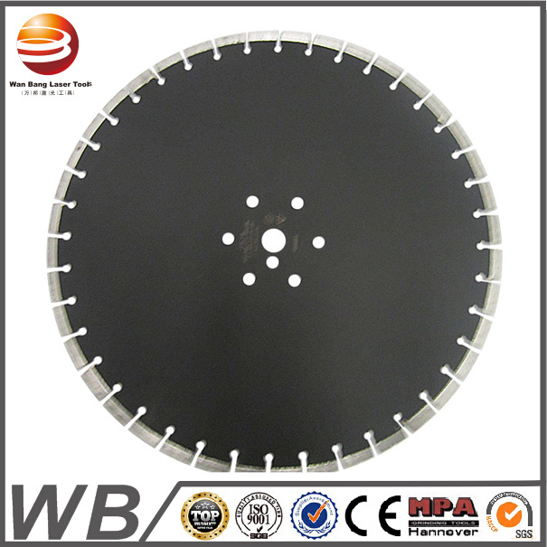 Laser Welded Diamond Segment Saw Blade with Silent Hole
