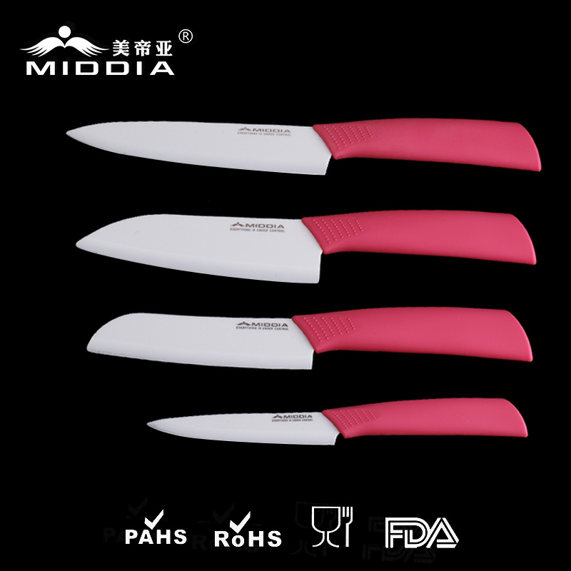 Ceramic Knives with Straight Handle for Kitchen Tool