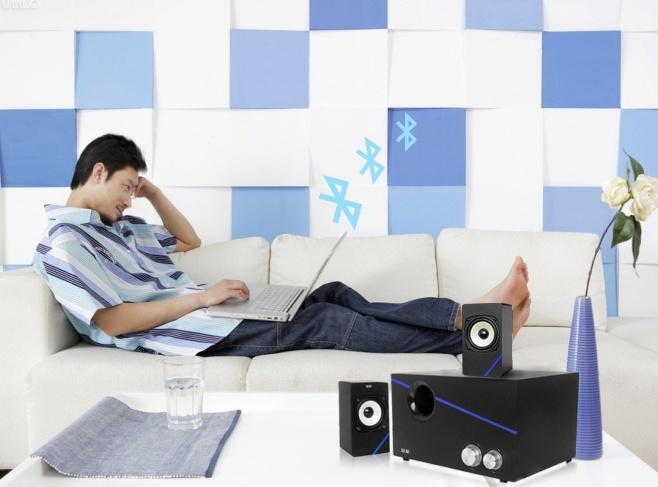 Bluetooth 2.1 Channel Speaker for Laptop and Home Theater