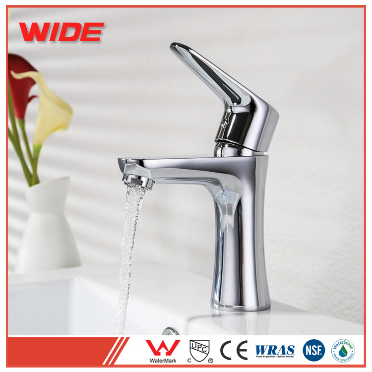 Single Handle Deck Mounted Brass Basin Faucet From China (2010968CP)