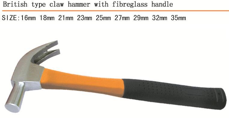 Hammer British Type Claw Hammer with High Quality