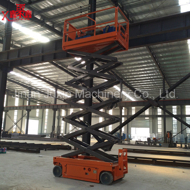 4-14m 2018 New Design Mini Hydraulic Battery Power Electric Scissor Lift Table Platform with Low Cost