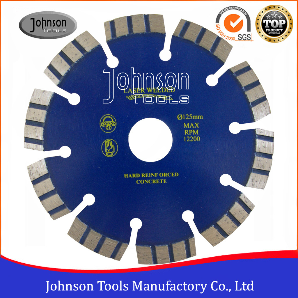 125mm Laser Welded Saw Blade for Granite with Turbo