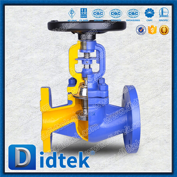 Didtek Hot Oil Transmit Regulating Disc Bellow Globe Valve