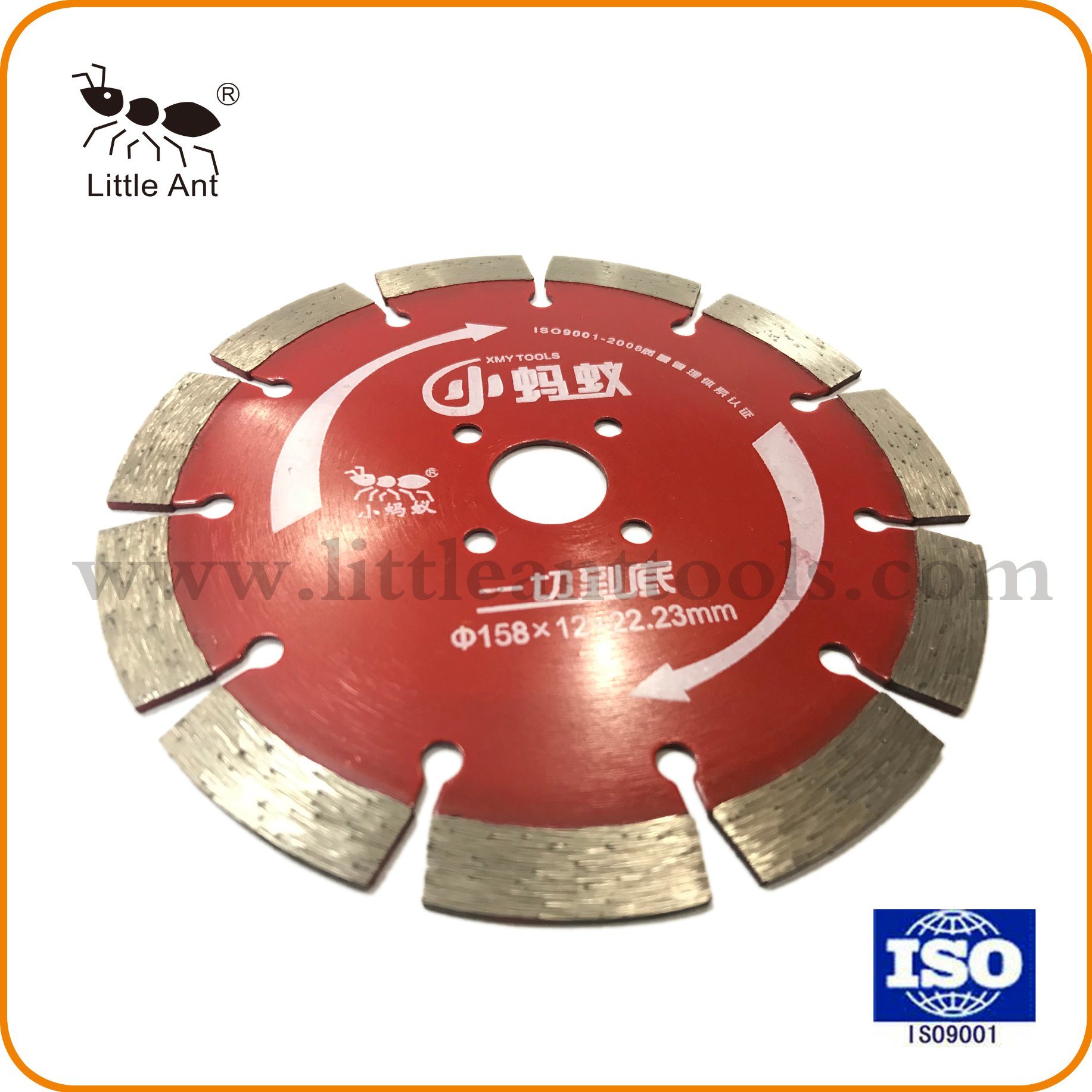 158mm Dry Use Cutting Disk Power Tools Hot-Pressed Diamond Circular Saw Blade