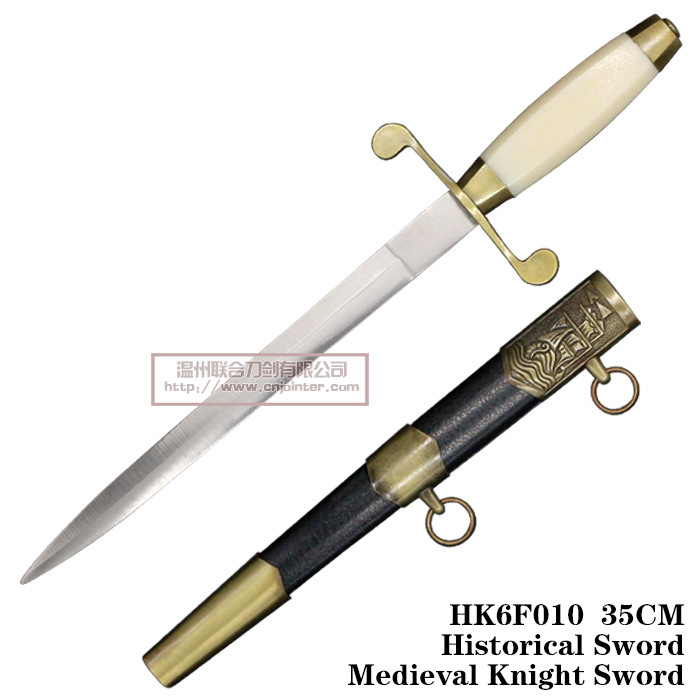 European Knight Dagger Historical Dagger 35cm HK6f010