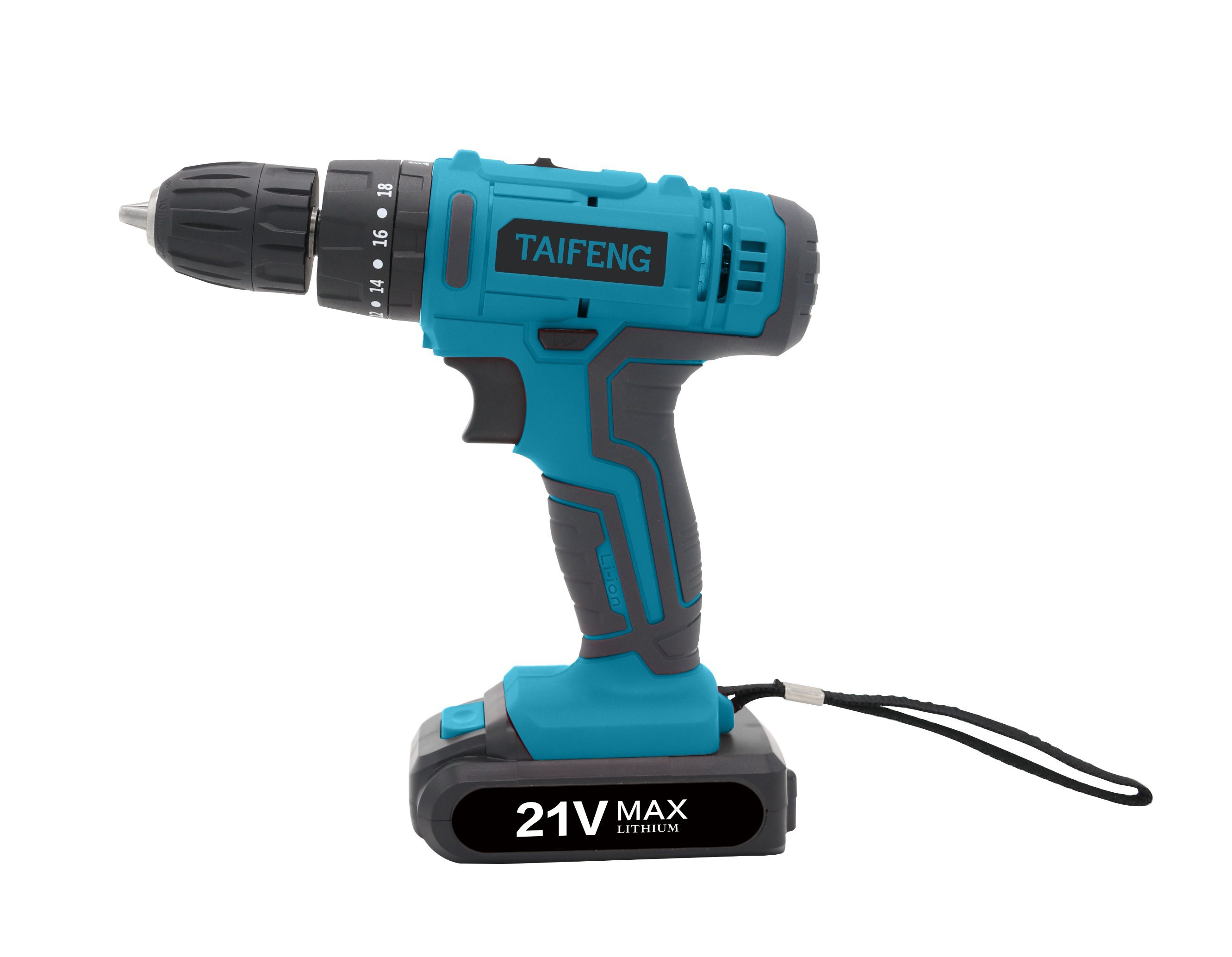 10mm 21V Cordless Impact Drill Power Tool with Li Ion Battery (TTZ21BC)
