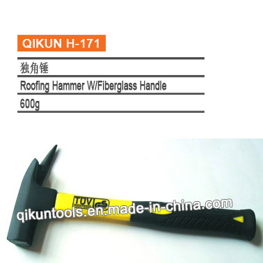 H-171 Construction Hardware Hand Tools Roofing Hammer with Fiberglass Handle