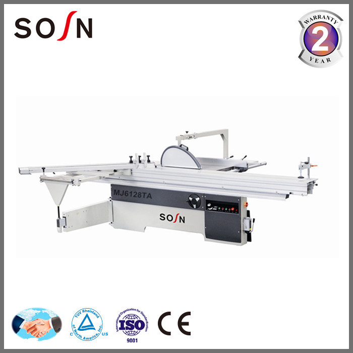 Woodworking Tool Manual Sliding Table Panel Saw with Ce 0-45 Degree