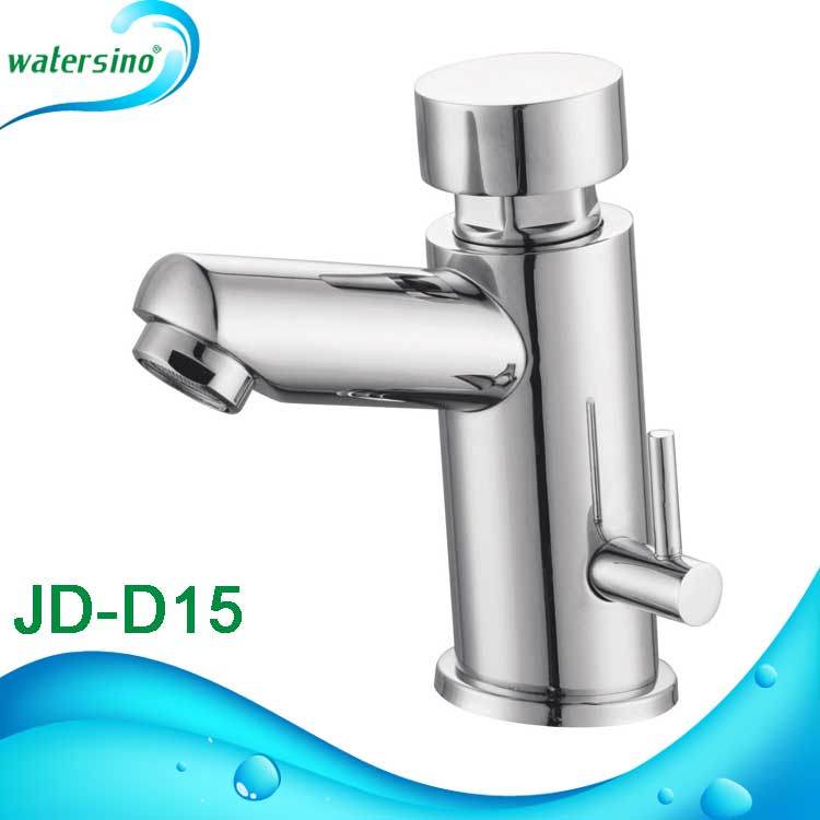 Chrome Hot and Cold Self Closing Water Tap