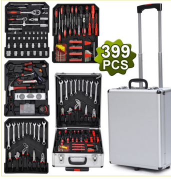 599PCS Tool Set Case Mechanics Kit Box, Auto Mechanic Tools, Case Aluminium Tool