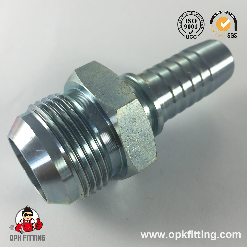 (15611) Stainless Steel NPT Male Hydraulic Hose Fitting