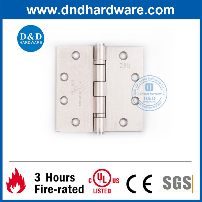 Stainless Steel Door Hinge with UL Listed for Fire Rated Door 4.5X4.5X3.4 2bb