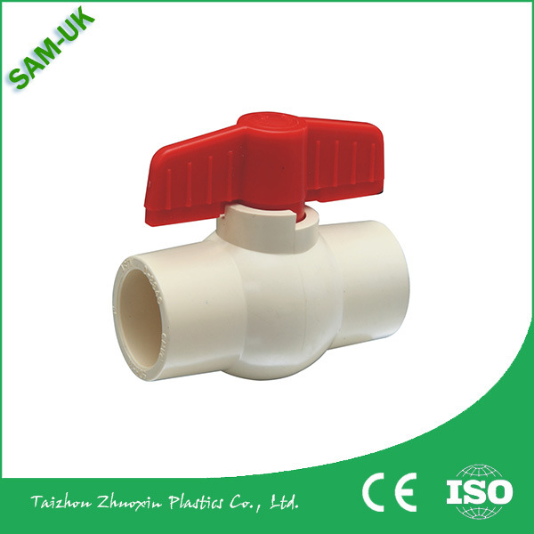 Hot Selling Plastic Handle Building Construction Material CPVC Ball Valve for Water Supply