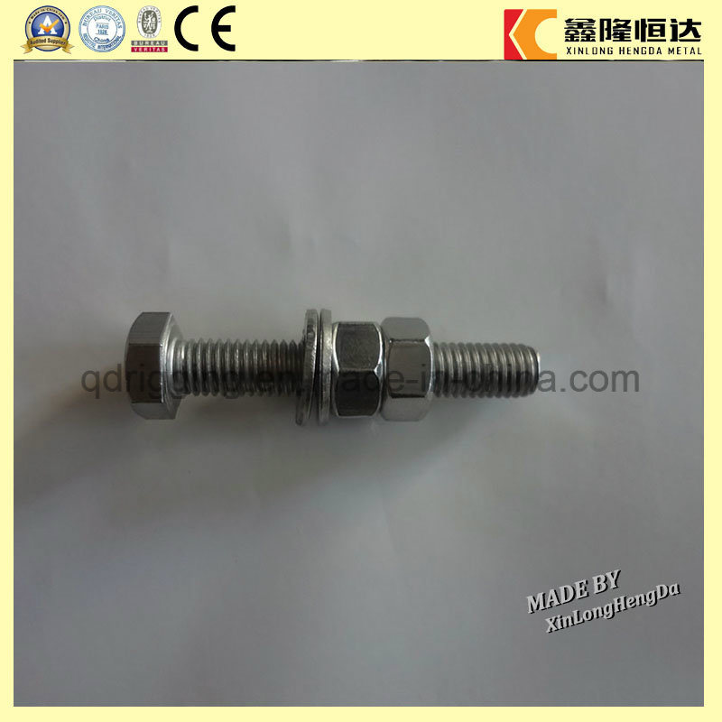 High Tension DIN931hex Bolt and Nut Hardware