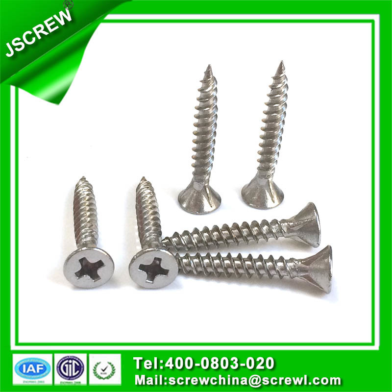 6mm Stainless Steel Countersunk Head Self Tapping Screw for Building