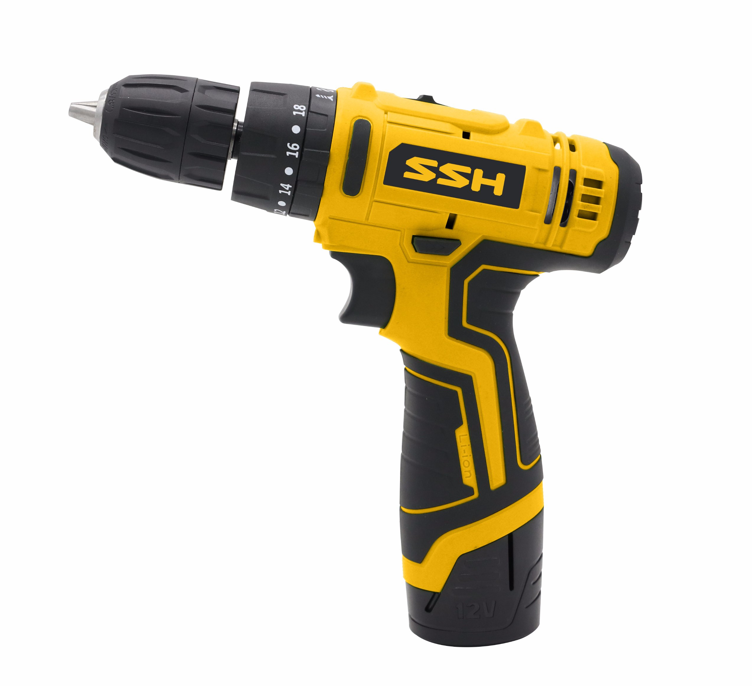 10mm 12V 1300mAh Cordless Drill Power Tool with Li Ion Battery (STZ12A)